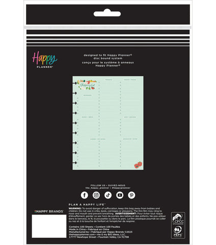Image of The Happy Planner Cooking 101 Classic Block Pad