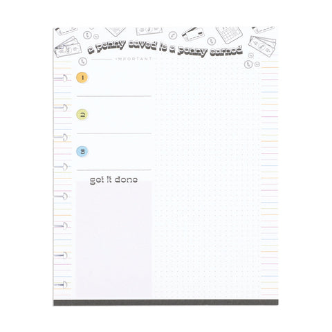 Image of The Happy Planner Bright Budget Classic Block Pad