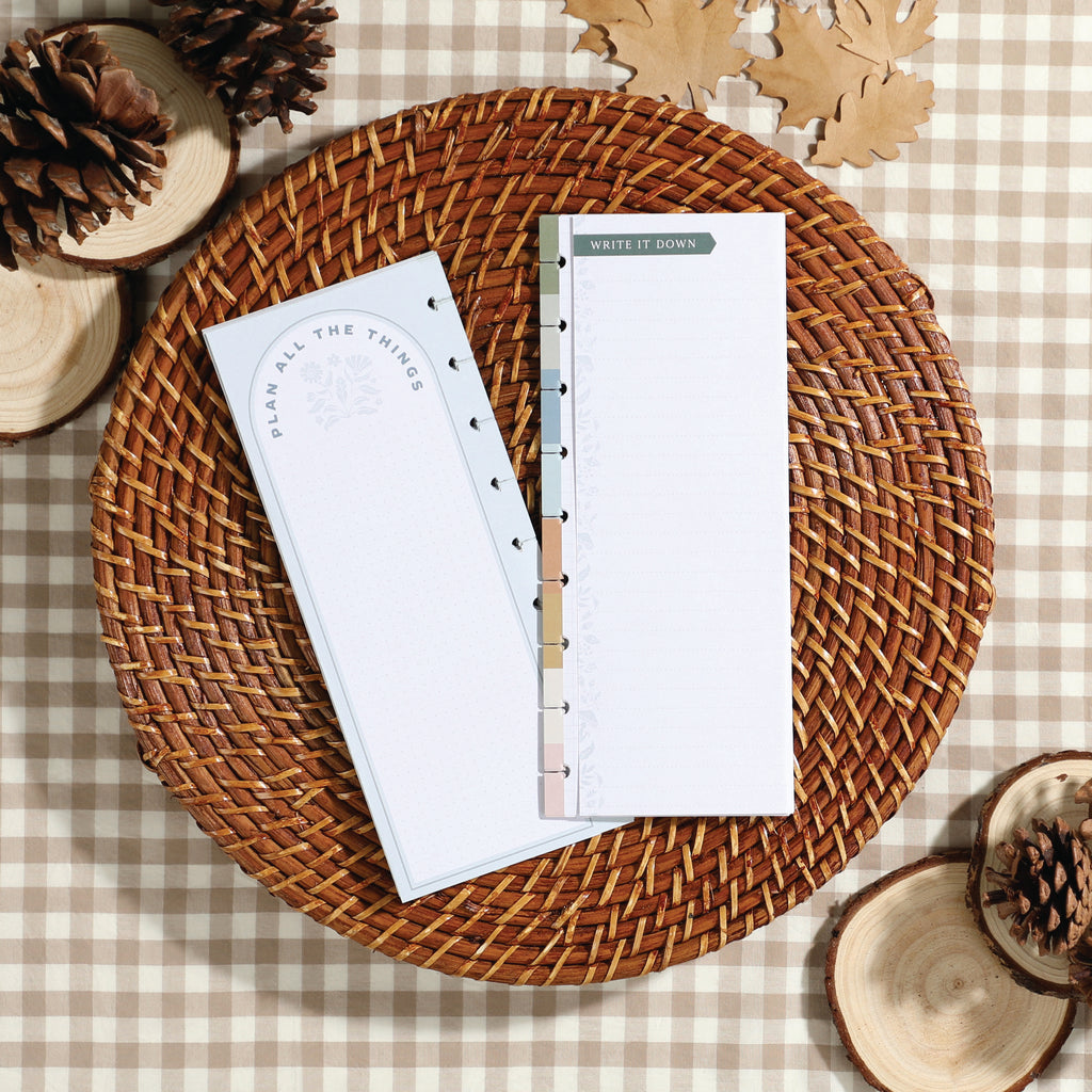 The Happy Planner Woodland Charm Classic Folded Fill Paper