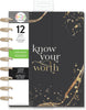 The Happy Planner Know Your Worth Classic 12 Month Budget Planner