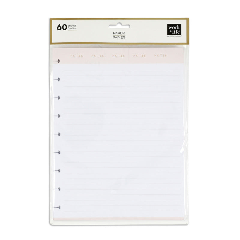 The Happy Planner Work Life Modernist Classic 60 Sheet Fill Paper