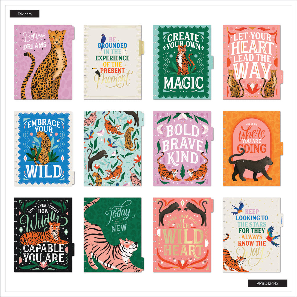 The Happy Planner Wild Type Big 12 Month Planner