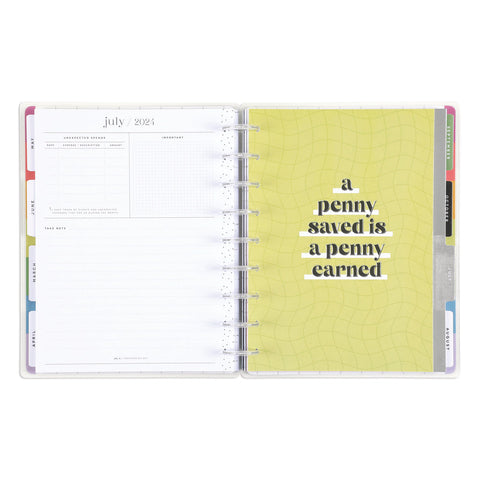 Image of The Happy Planner Bright Budget Classic 12 Month Planner
