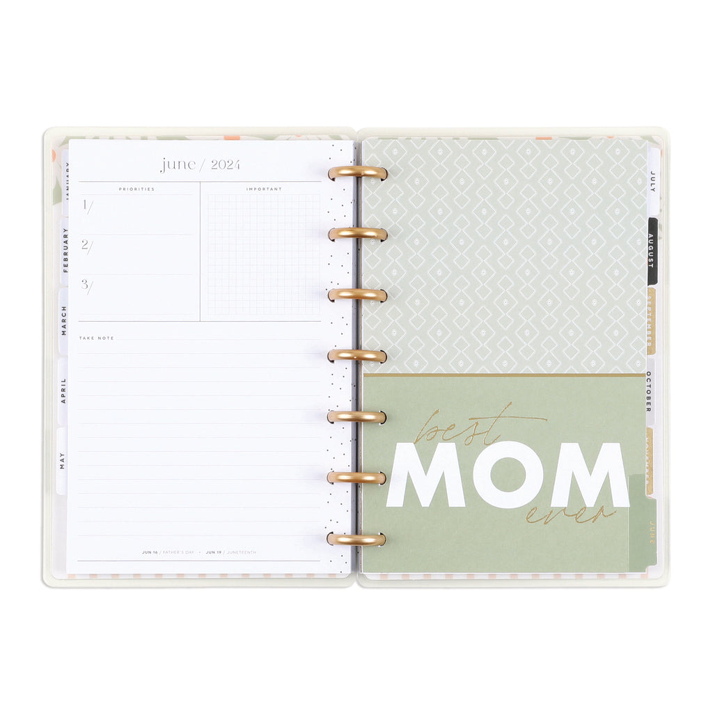 The Happy Planner Apricot & Sage Mini 12 Month