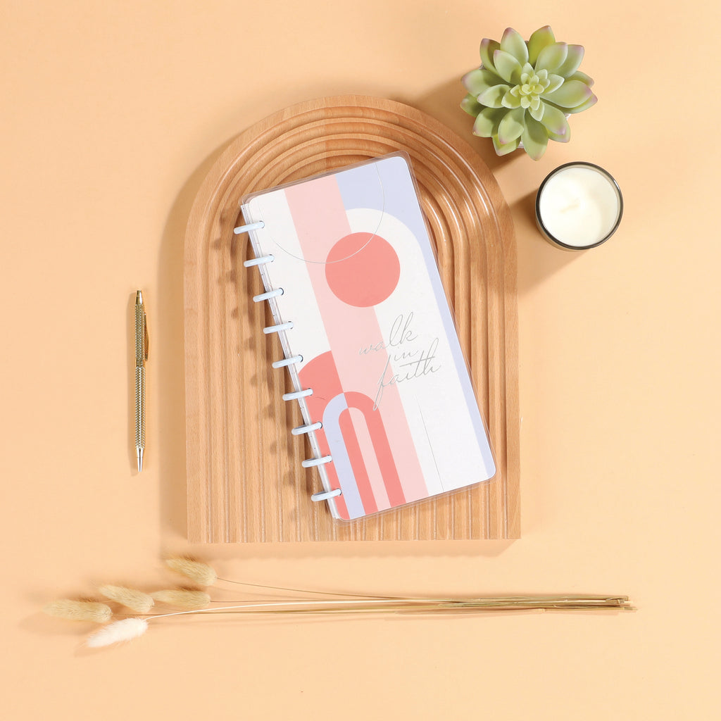 The Happy Planner Peony & Sky Faith Skinny Classic 12 Month Planner