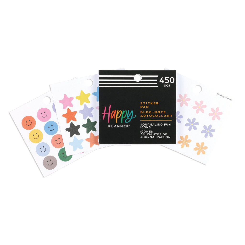 The Happy Planner Journaling Fun Icons Tiny Sticker Pad