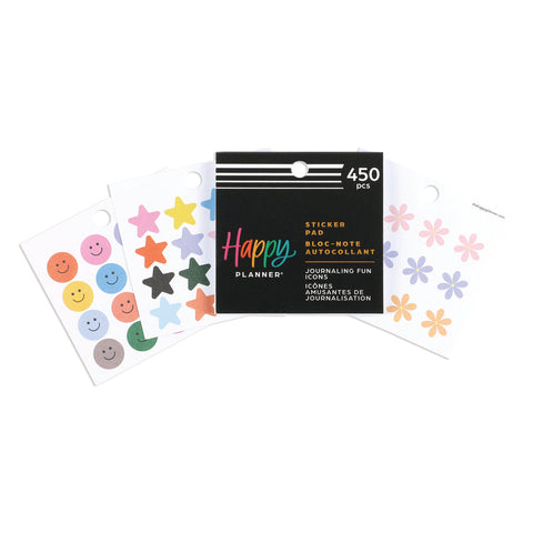 Image of The Happy Planner Journaling Fun Icons Tiny Sticker Pad