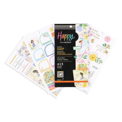 Image of The Happy Planner Pastimes 30 Sheet Sticker Value Pack