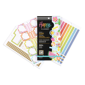 The Happy Planner Sunny Risograph 30 Sheet Sticker Value Pack