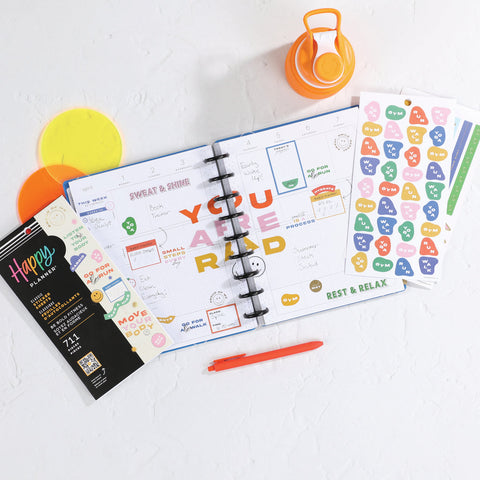 Image of The Happy Planner Be Bold Fitness 30 Sheet Sticker Value Pack