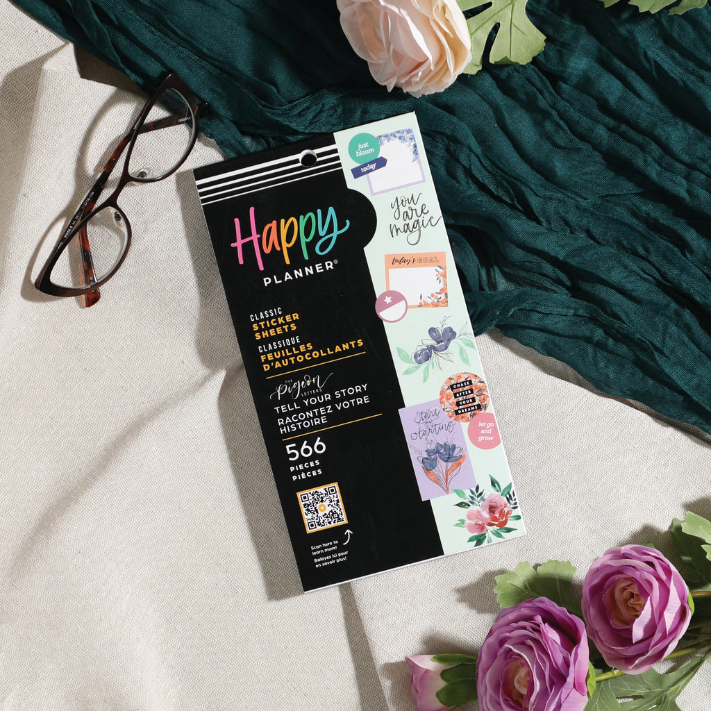 The Happy Planner Peggy Dean 30 Sheet Sticker Value Pack