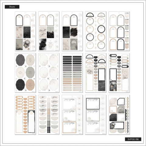 Image of The Happy Planner Celestial Elegance Classic 30 Sheet Sticker Value Pack