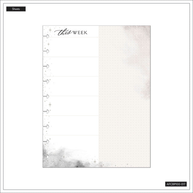 The Happy Planner Celestial Elegance Classic Block Pad