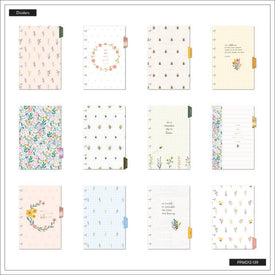 The Happy Planner Cottagecore Florals Mini 12 Month Planner