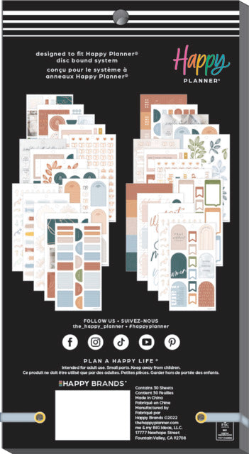 The Happy Planner Faith Mood Classic 30 Sheet Sticker Value Pack