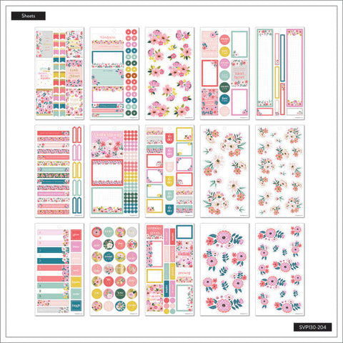 Image of The Happy Planner Fresh Bouquet Classic 30 Sheet Sticker Value Pack
