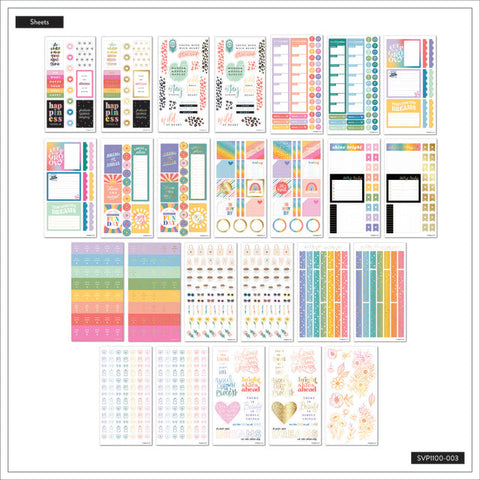 Image of The Happy Planner Fun Brights 100 Sheet Sticker Value Pack