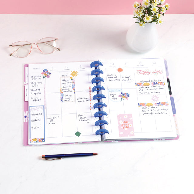 The Happy Planner Fun Fleurs Classic 12 Month Planner