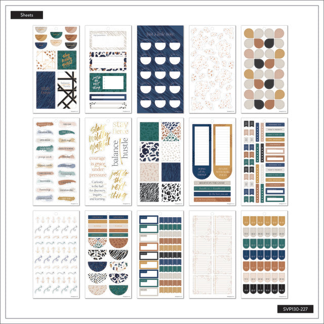 Internal View 2 of the Gone Wild Big 30 sheet sticker pack by Happy Planner