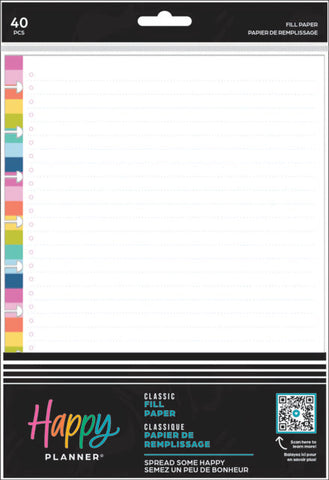 Image of THe Happy Planner Spread Some Happy Classic Fill Paper