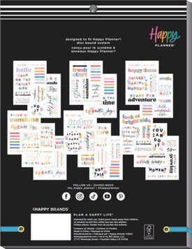 The Happy Planner Happy Brights Large Sticker Value Pack