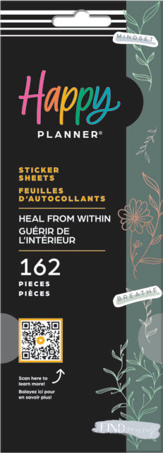 The Happy Planner Heal from Within 8 Sticker Sheets