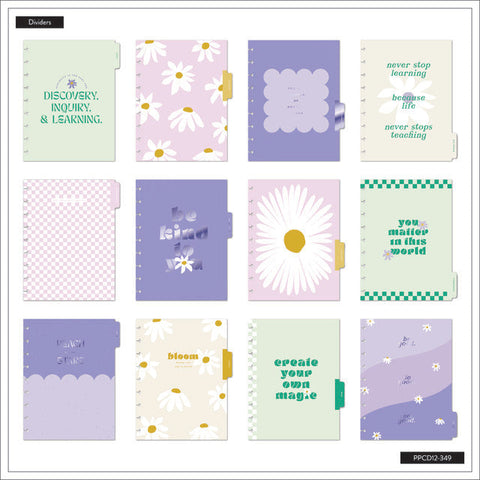 Image of Internal dividers of the Life is Sweet Classic 12 month planner by Happy Planner