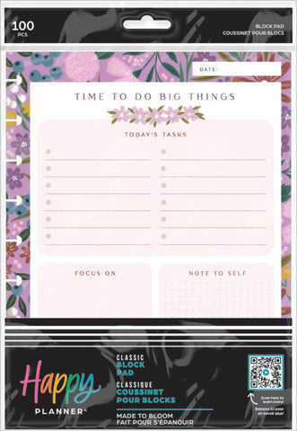 Image of The Happy Planner Made to Bloom Classic Block Pad