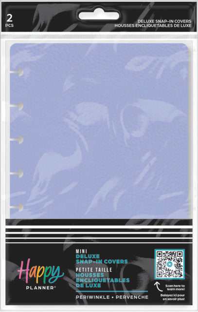 The Happy Planner Periwinkle Mini Deluxe Snap In Cover