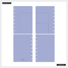 The Happy Planner Periwinkle Mini Deluxe Snap In Cover