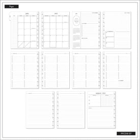 The Happy Planner Playful Abstract Classic 18 Month Planner