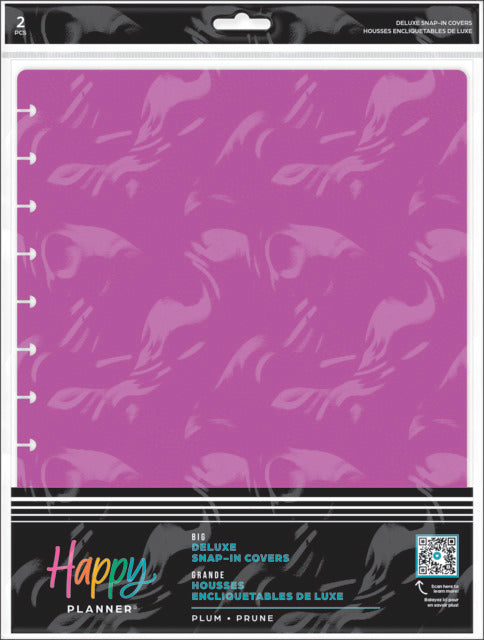 The Happy Planner Plum Big Deluxe Snap In Cover