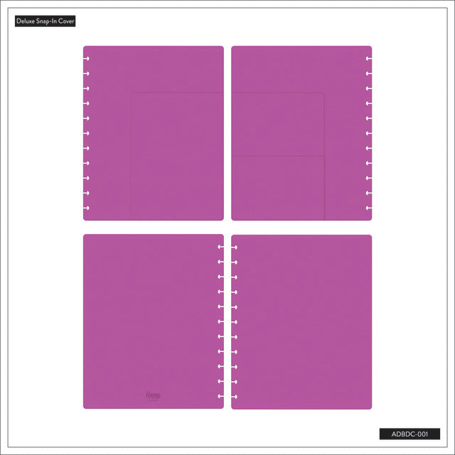The Happy Planner Plum Big Deluxe Snap In Cover
