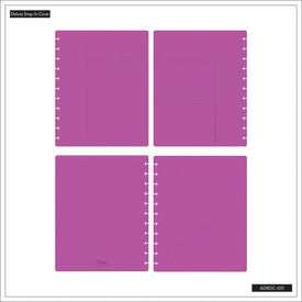 The Happy Planner Plum Big Deluxe Snap In Cover