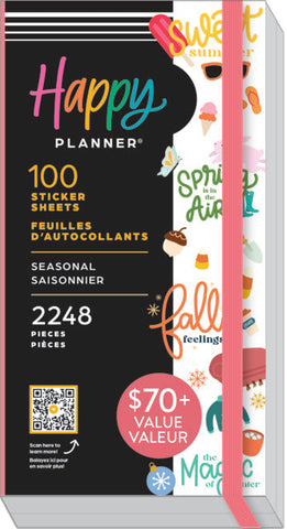 Image of The Happy Planner Seasonal 100 Sheet Sticker Value Pack