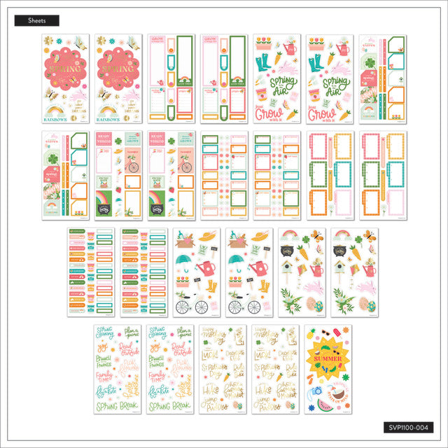 The Happy Planner Seasonal 100 Sheet Sticker Value Pack