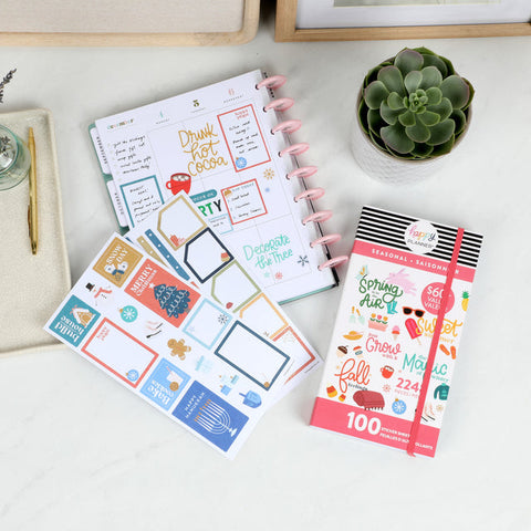 Image of The Happy Planner Seasonal 100 Sheet Sticker Value Pack