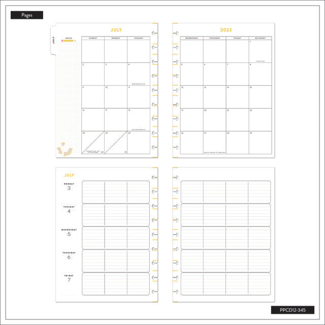 The Happy Planner Seasonal Teacher Classic 12 Month Planner