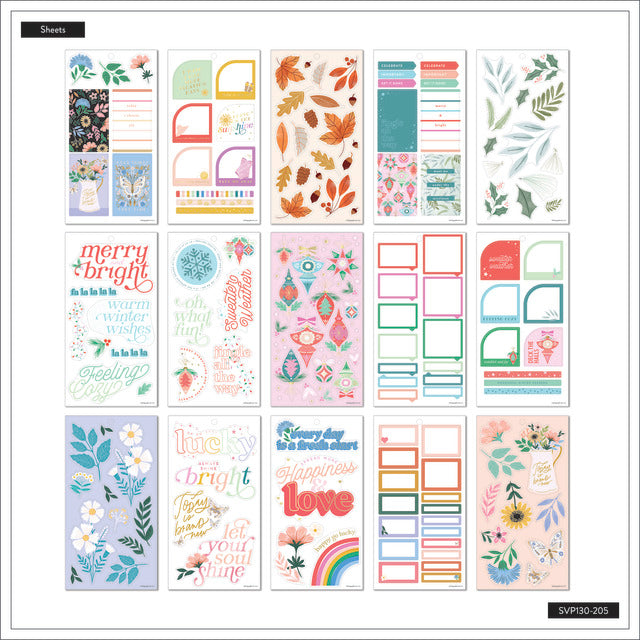 The Happy Planner Seasonal Whimsy Big 30 Sheet Sticker Value Pack