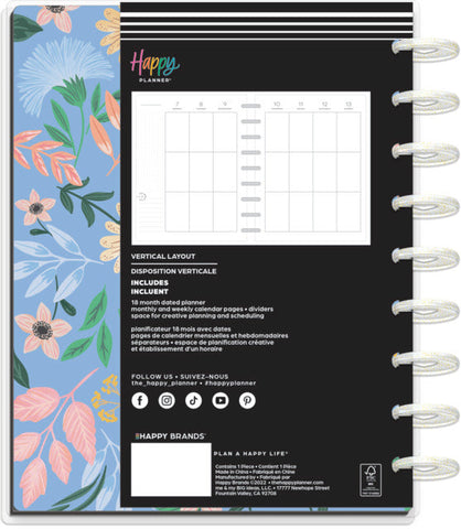 Image of The Happy Planner Seasonal Whimsy Classic 18 Month Planner