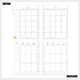 The Happy Planner Seasonal Whimsy Classic 18 Month Planner