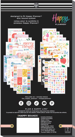 Image of The Happy Planner Seasonal Whimsy Classic 30 Sheet Sticker Value Pack