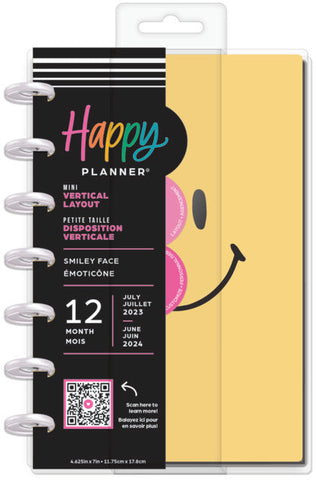 Image of The Happy Planner Smiley Face Mini 12 Month Planner