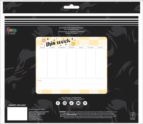Image of The Happy Planner Smiley Face Note Pad