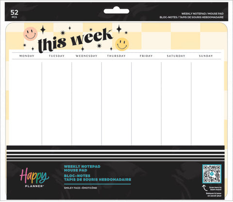 Image of The Happy Planner Smiley Face Note Pad
