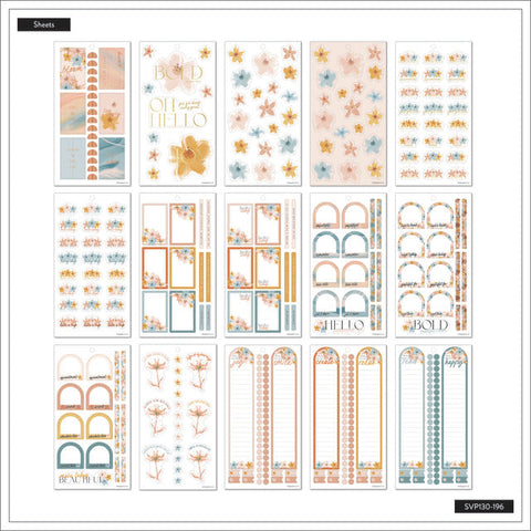 Image of The Happy Planner Softly Modern Classic 30 Sheet Sticker Value Pack