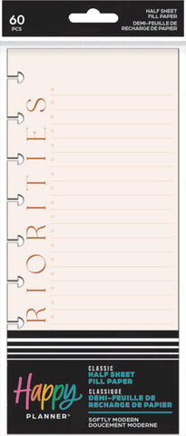 Image of The Happy Planner Softly Modern Skinny Classic Fill Paper