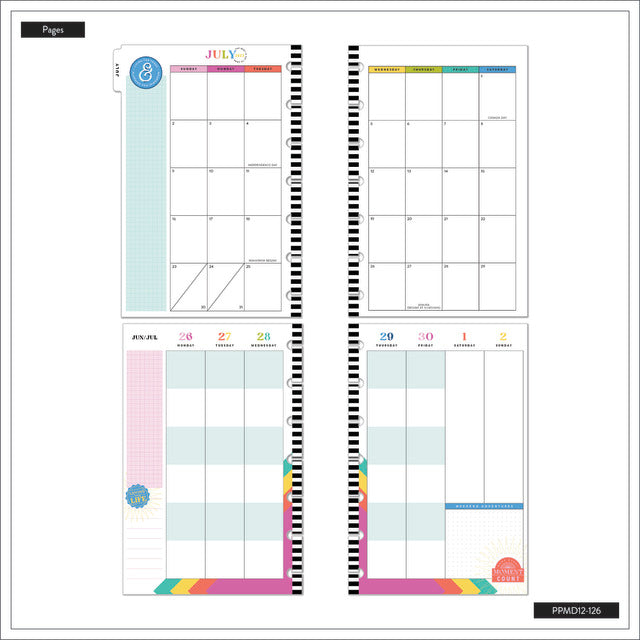 The Happy Planner Spread Some Happy Mini 12 Month Planner