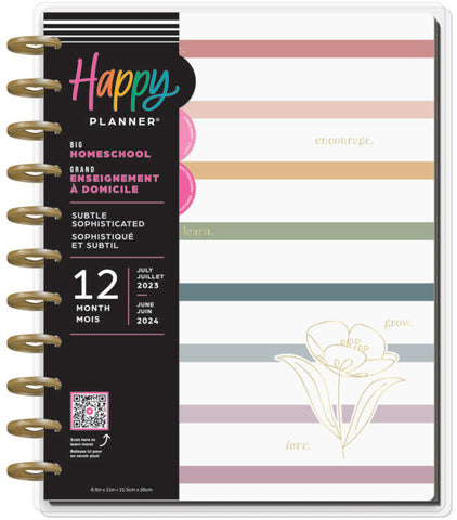 Image of The Happy Planner Subtle Sophisticated Big 12 Month Planner