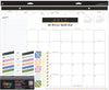 Front view of the Teacher Notes 12 Month Desk Calendar by Happy Planner